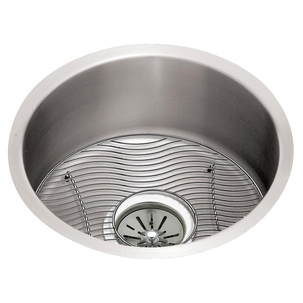 Elkay Tarja Lustertone® Classic Acero Inoxidable 14-3/8" x 14-3/8" x 6" de Un Tazón Bajo Cubierta (Kit) — vista de producto
