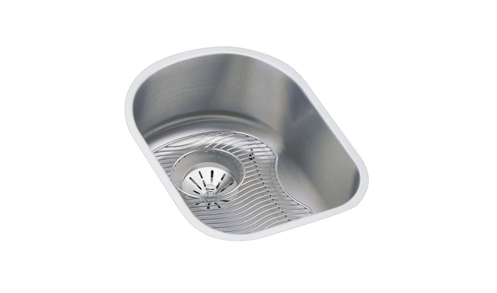 Elkay Tarja Lustertone® Classic Acero Inoxidable 14" x 17-1/2" x 7-1/2" de Un Tazón Bajo Cubierta (Kit) — vista de producto