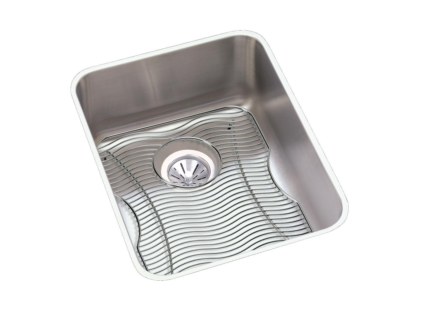 Elkay Tarja Lustertone® Classic Acero Inoxidable 23-5/8" x 21-1/4" x 7-1/2" de Un Tazón Bajo Cubierta with Perfect Drain® — vista de producto