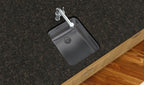Elkay Tarja Lustertone® Classic Acero Inoxidable 16-1/2" x 20-1/2" x 7-7/8" de Un Tazón Bajo Cubierta with Perfect Drain® — ambiente de cocina