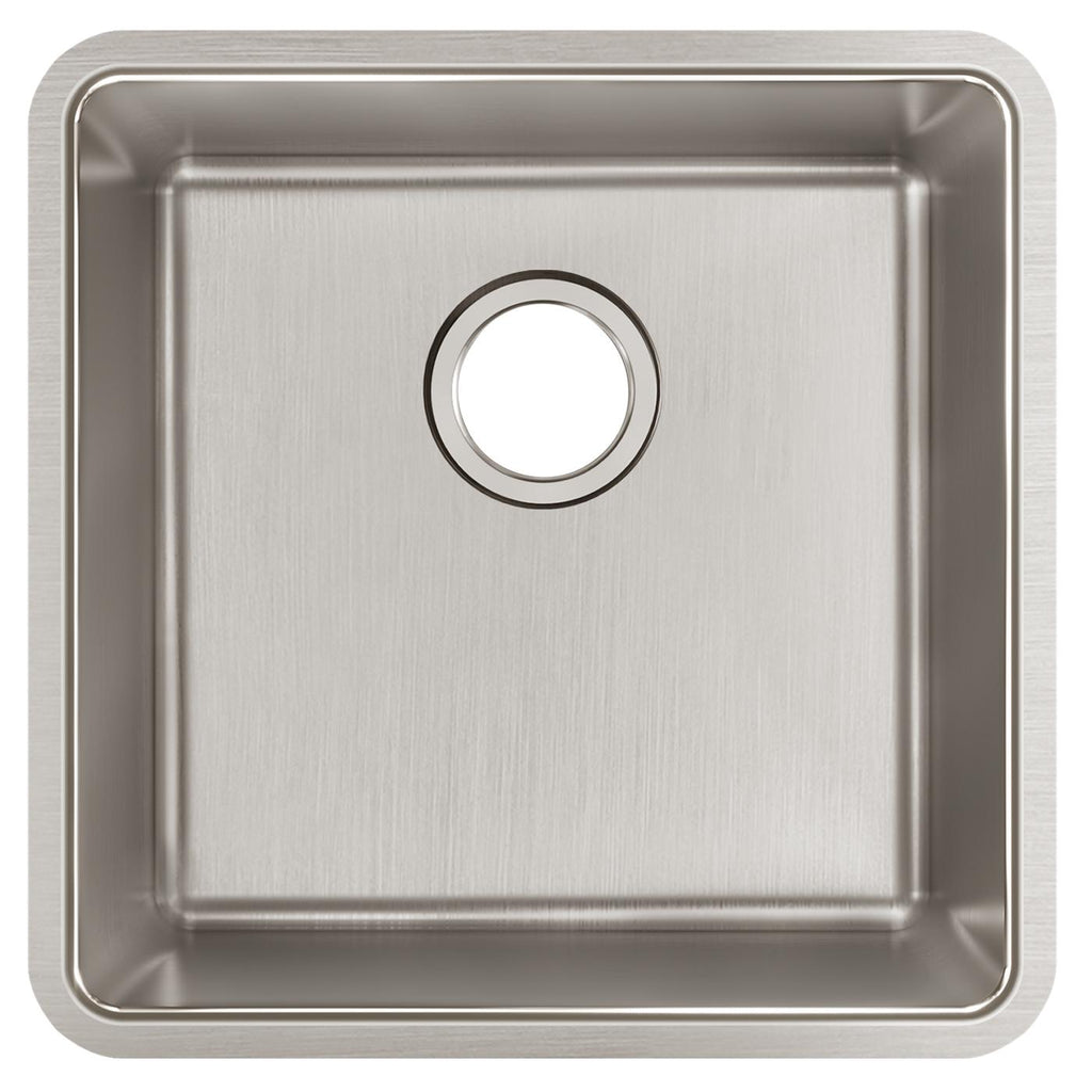 Elkay Tarja Lustertone Iconix® Calibre 18 Acero Inoxidable 18-1/2" x 18-1/2" x 9" de Un Tazón Bajo Cubierta — vista de producto
