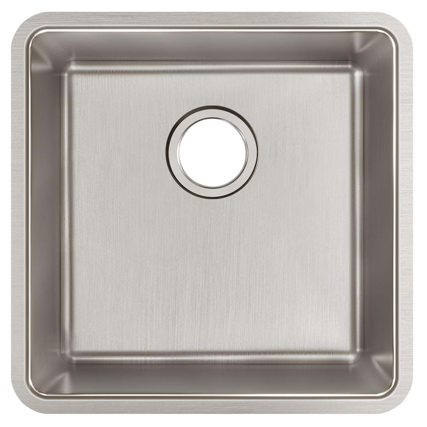 Elkay Tarja Lustertone Iconix® Calibre 18 Acero Inoxidable 18-1/2" x 18-1/2" x 9" de Un Tazón Bajo Cubierta — vista de producto