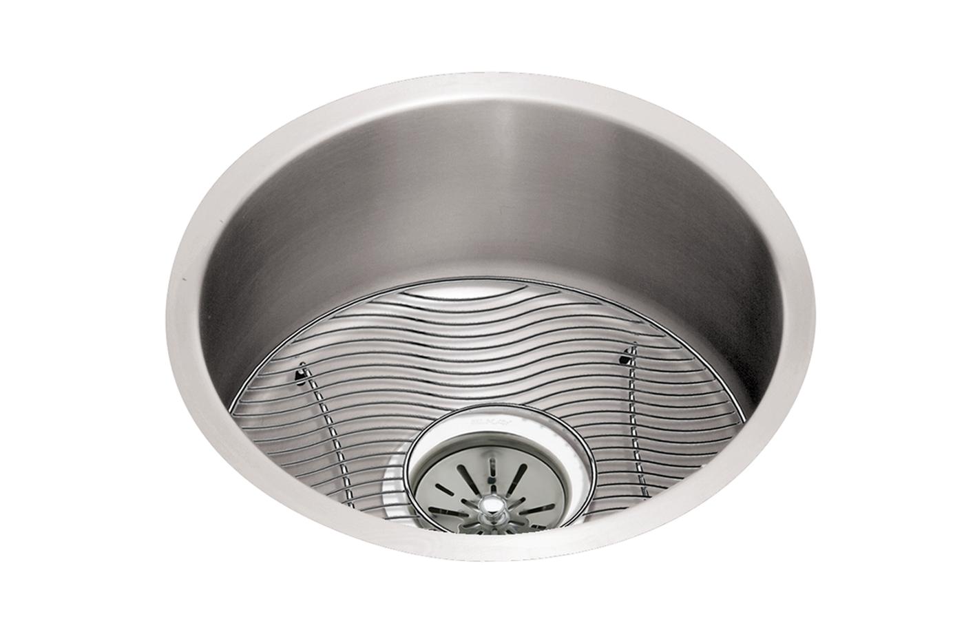 Elkay Tarja Lustertone® Classic Acero Inoxidable 18-3/8" x 18-3/8" x 8" de Un Tazón Bajo Cubierta (Kit) — vista de producto