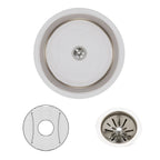 Elkay Tarja Lustertone® Classic Acero Inoxidable 18-3/8" x 18-3/8" x 8" de Un Tazón Bajo Cubierta (Kit) — ambiente de cocina