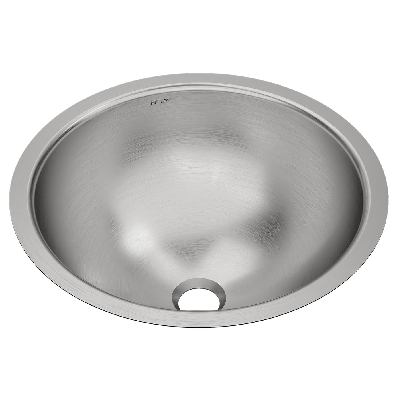 Elkay Tarja Asana® Acero Inoxidable 18-3/8" x 18-3/8" x 8" de Un Tazón Bajo Cubierta Bathroom with Overflow — vista de producto