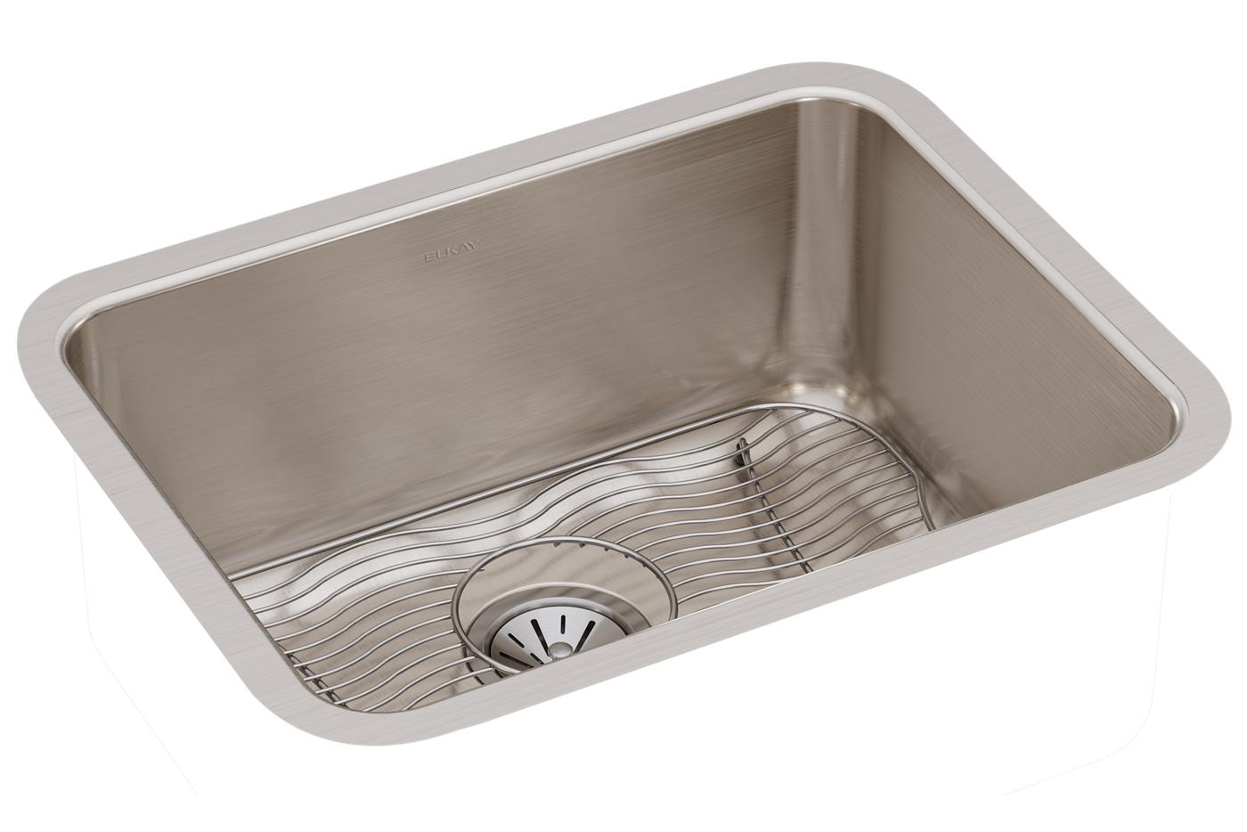 Elkay Tarja Lustertone® Classic Acero Inoxidable 23-1/2" x 18-1/4" x 7-1/2" de Un Tazón Bajo Cubierta (Kit) — vista de producto