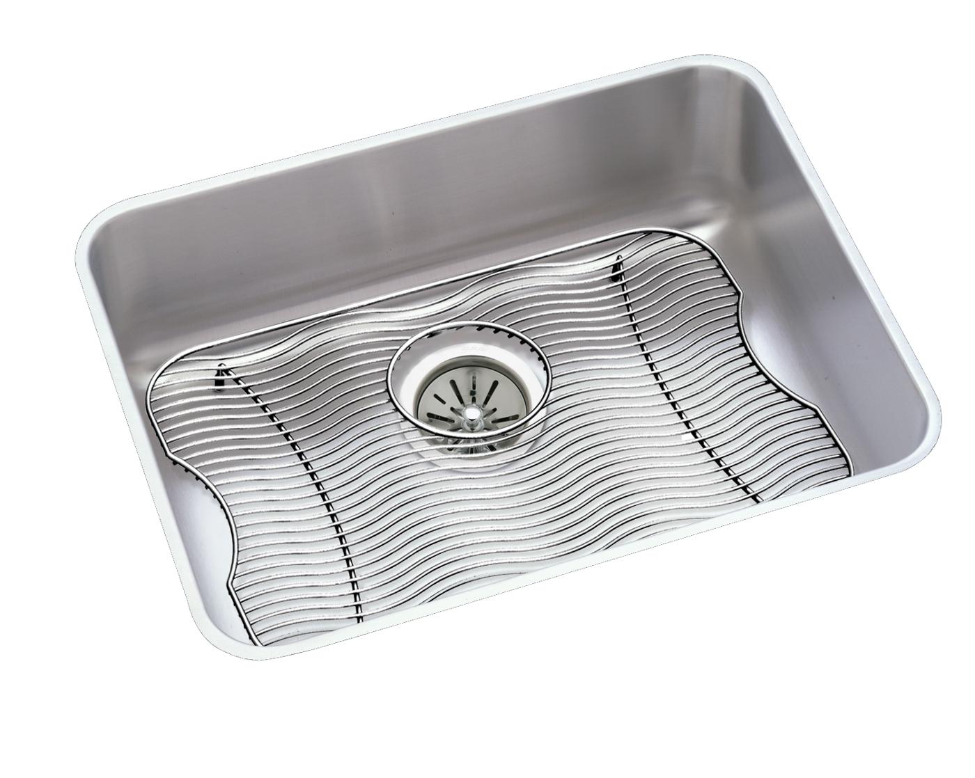 Elkay Tarja Lustertone® Classic Acero Inoxidable 23-1/2" x 18-1/4" x 5-3/8" de Un Tazón Bajo Cubierta ADA con Perfect Drain® — vista de producto