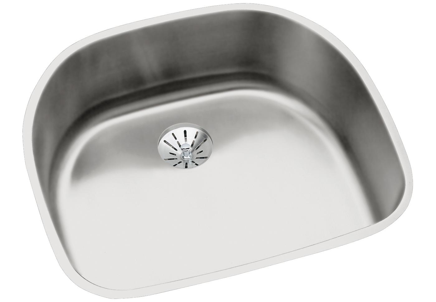 Elkay Tarja Lustertone® Classic Acero Inoxidable 23-5/8" x 21-1/4" x 7-1/2" de Un Tazón Bajo Cubierta — vista de producto