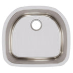Elkay Tarja Lustertone® Classic Acero Inoxidable 23-5/8" x 21-1/4" x 7-1/2" de Un Tazón Bajo Cubierta — vista de producto