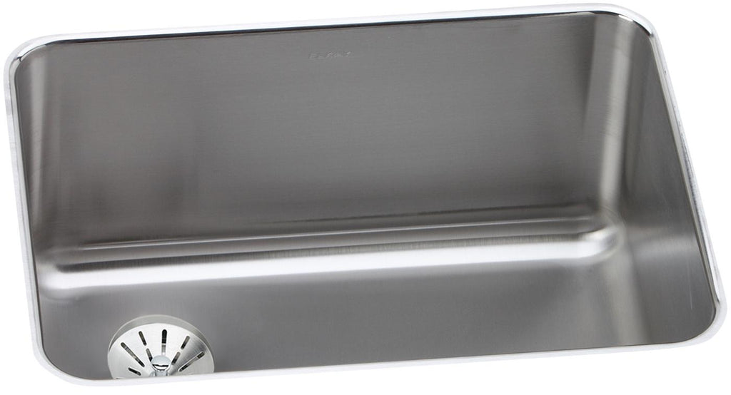Elkay Tarja Lustertone® Classic Acero Inoxidable 25-1/2" x 19-1/4" x 8" de Un Tazón Bajo Cubierta with Left Drain — vista de producto