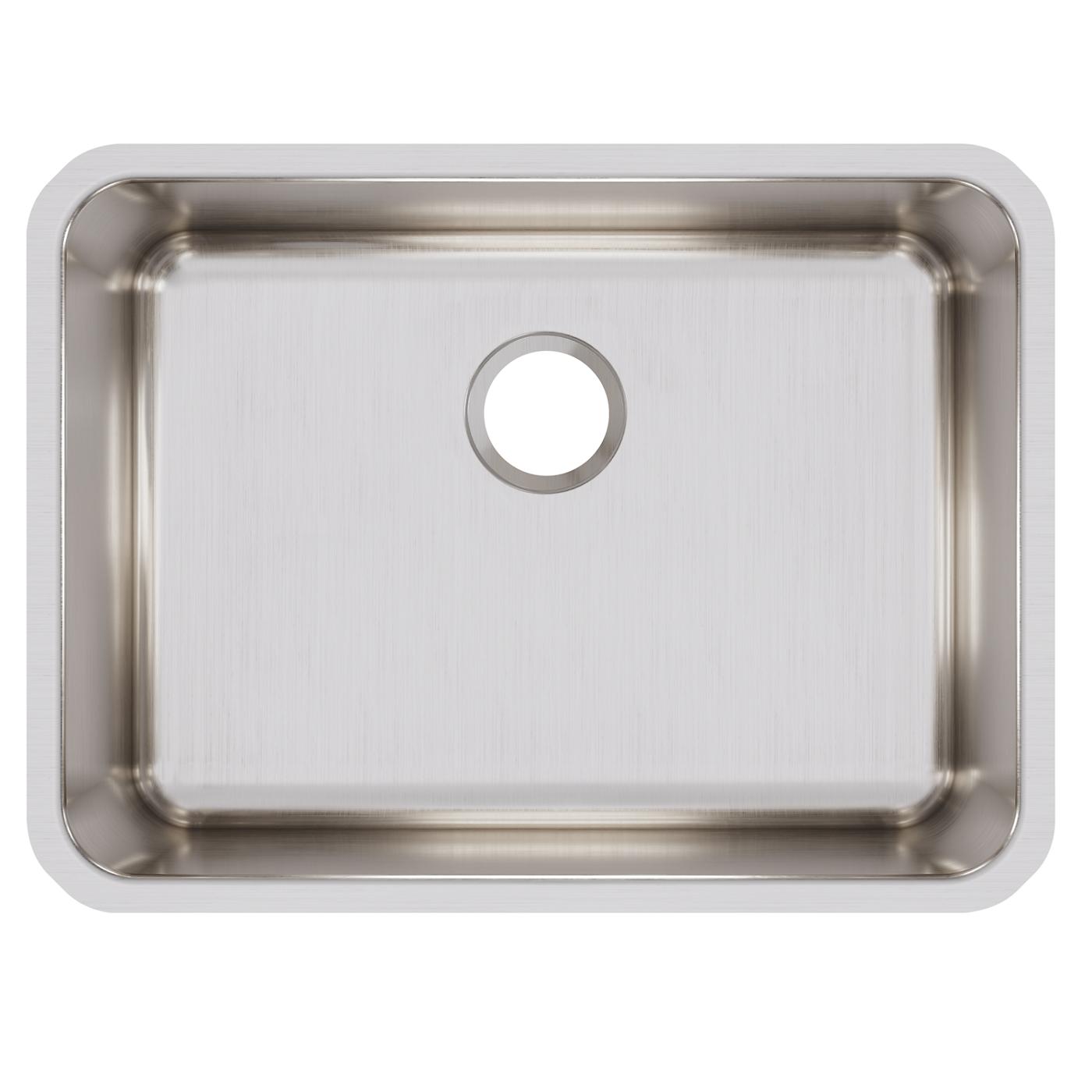 Elkay Tarja Lustertone® Classic Acero Inoxidable 25-1/2" x 19-1/4" x 10" de Un Tazón Bajo Cubierta — vista de producto