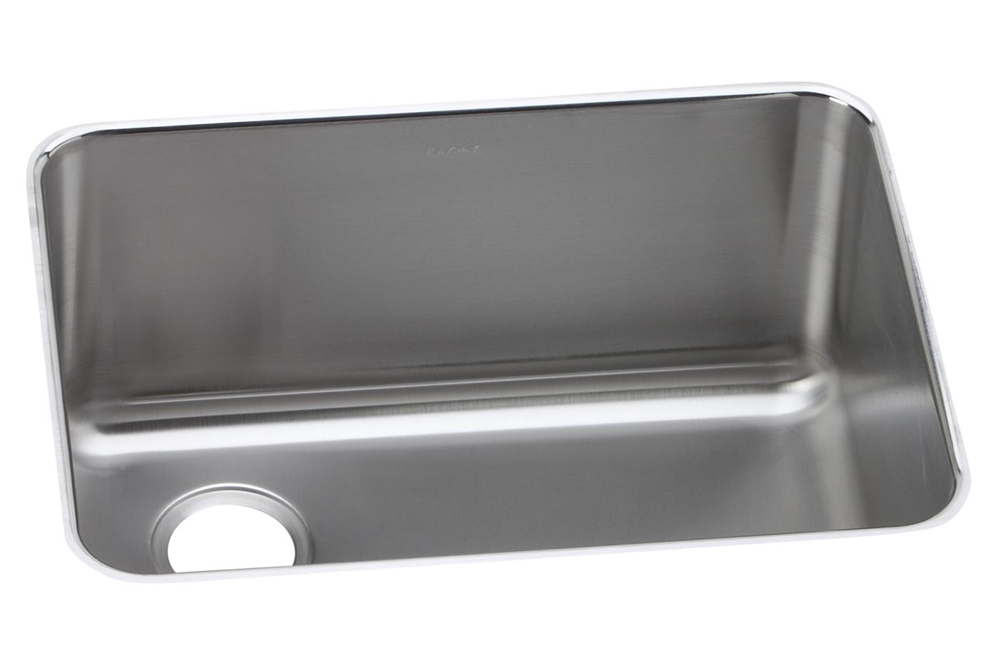 Elkay Tarja Lustertone® Classic Acero Inoxidable 25-1/2" x 19-1/4" x 12" de Un Tazón Bajo Cubierta with Left Drain — vista de producto