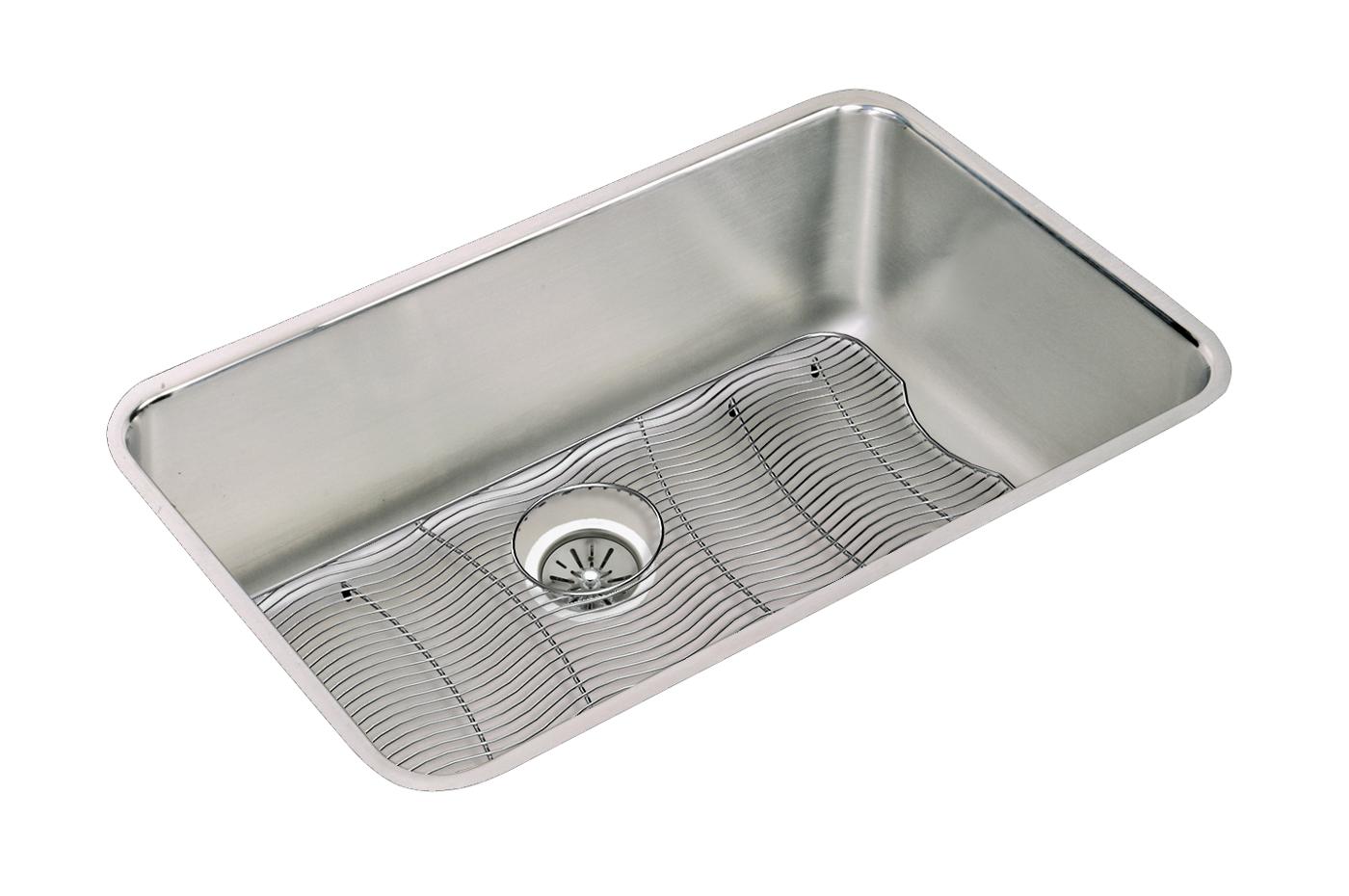 Elkay Tarja Lustertone® Classic Acero Inoxidable 30-1/2" x 18-1/2" x 10" de Un Tazón Bajo Cubierta (Kit) — vista de producto