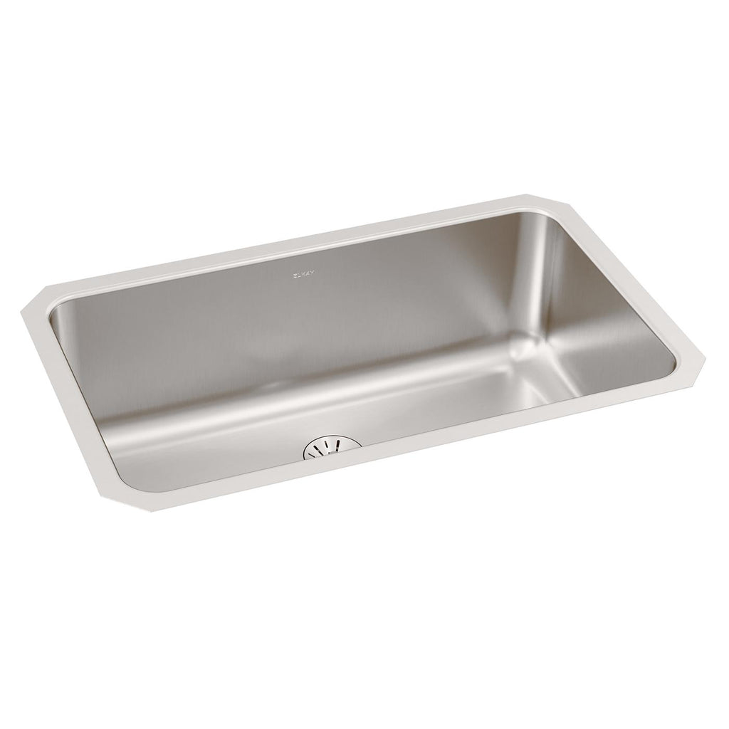 Elkay Tarja Lustertone® Classic Acero Inoxidable 30-1/2" x 18-1/2" x 11-1/2" de Un Tazón Bajo Cubierta — vista de producto