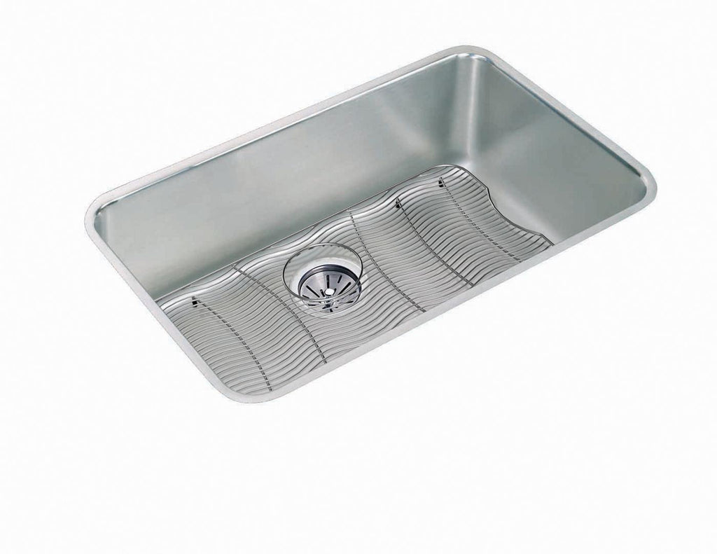 Elkay Tarja Lustertone® Classic Acero Inoxidable 30-1/2" x 18-1/2" x 10" de Un Tazón Bajo Cubierta with Perfect Drain® — vista de producto