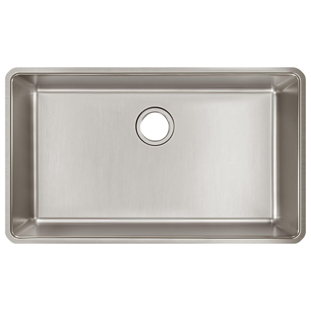 Elkay Tarja Lustertone Iconix® Calibre 18 Acero Inoxidable 32-1/2 x 19-1/2" x 9" de Un Tazón Bajo Cubierta — vista de producto