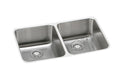 Elkay Tarja Lustertone® Classic Acero Inoxidable 30-3/4" x 18-1/2" x 10" de Dos Tazones Iguales Bajo Cubierta (Kit) — vista de producto