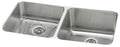 Elkay Tarja Lustertone® Classic Acero Inoxidable 30-3/4" x 18-1/2" x 10" de Dos Tazones Iguales Bajo Cubierta (Kit) with Left Drain — vista de producto