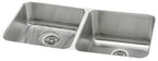 Elkay Tarja Lustertone® Classic Acero Inoxidable 30-3/4" x 18-1/2" x 10" de Dos Tazones Iguales Bajo Cubierta with Left Drain — vista de producto
