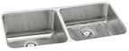 Elkay Tarja Lustertone® Classic Acero Inoxidable 30-3/4" x 18-1/2" x 10" de Dos Tazones Iguales Bajo Cubierta (Kit) — vista de producto