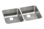 Elkay Tarja Lustertone® Classic Acero Inoxidable 35-3/4" x 18-1/2" x 4-3/8" de Dos Tazones Iguales ADA Bajo Cubierta — vista de producto