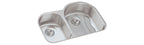 Elkay Tarja Lustertone® Classic Acero Inoxidable 31-1/4" x 20" x 7-1/2" Offset 60/40 de Dos Tazones Bajo Cubierta (Kit) — vista de producto