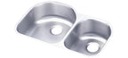 Elkay Tarja Lustertone® Classic Acero Inoxidable 31-1/4" x 20" x 7-1/2" Offset 60/40 de Dos Tazones Bajo Cubierta (Kit) — vista de producto