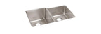 Elkay Tarja Lustertone Iconix® Calibre 18 Acero Inoxidable 31-1/4" x 20-1/2" x 9" de Dos Tazones Bajo Cubierta with Right Small Bowl — vista de producto