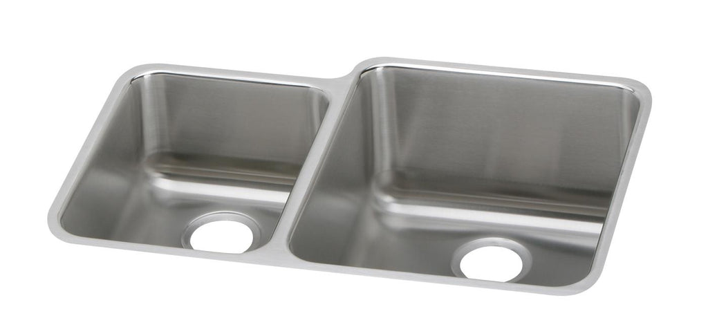 Elkay Tarja Lustertone® Classic Acero Inoxidable 30-3/4" x 21" x 9-7/8" Offset 60/40 de Dos Tazones Bajo Cubierta — vista de producto