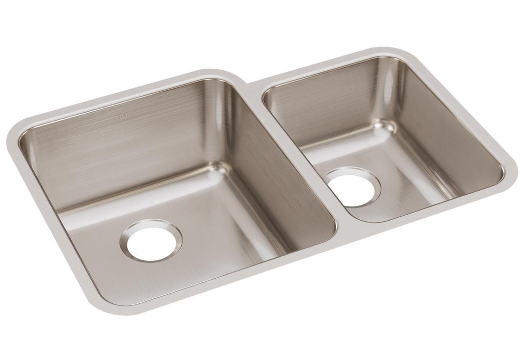 Elkay Tarja Lustertone® Classic Acero Inoxidable 30-3/4" x 21" x 9-7/8" Offset 40/60 de Dos Tazones Bajo Cubierta — vista de producto