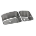 Elkay Tarja Lustertone® Classic Acero Inoxidable 32-3/4" x 21" x 9" 60/40 de Dos Tazones Bajo Cubierta with Perfect Drain® — vista de producto