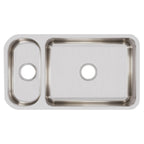 Elkay Tarja Lustertone® Classic Acero Inoxidable 32-1/4" x 18-1/4" x 7-3/4" 30/70 de Dos Tazones Bajo Cubierta — vista de producto