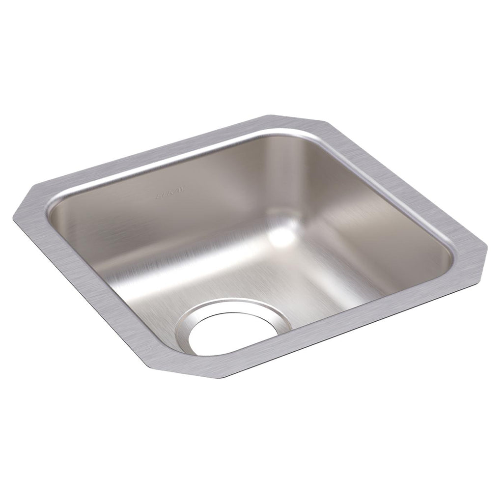 Elkay Tarja Asana® Acero Inoxidable 14-3/8" x 14-3/8" x 6" de Un Tazón Bajo Cubierta Bathroom — vista de producto