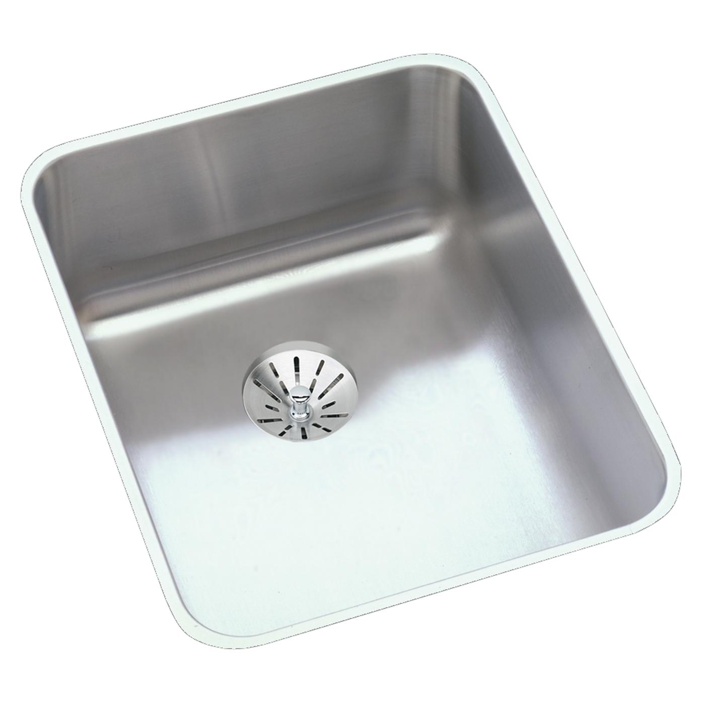 Elkay Tarja Lustertone® Classic Acero Inoxidable 16" x 18-1/2" x 5-3/8" de Un Tazón ADA Bajo Cubierta with Perfect Drain® — vista de producto