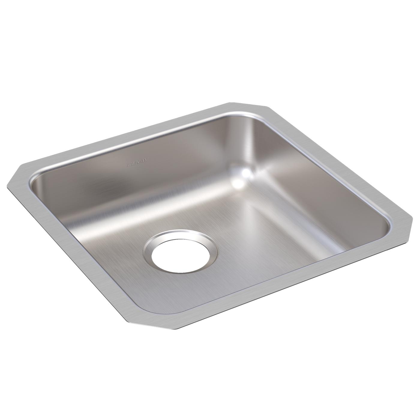 Elkay Tarja Lustertone® Classic Acero Inoxidable 18-1/2" x 18-1/2" x 7-7/8" de Un Tazón Bajo Cubierta — vista de producto