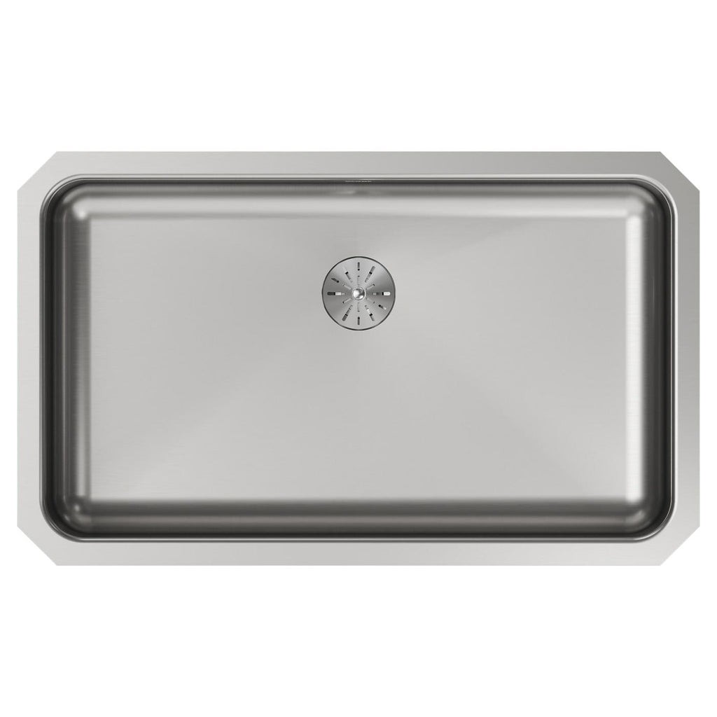 Elkay Tarja Lustertone® Classic Acero Inoxidable 30-1/2" x 18-1/2" x 5-3/8" de Un Tazón Bajo Cubierta ADA con Perfect Drain® — vista de producto