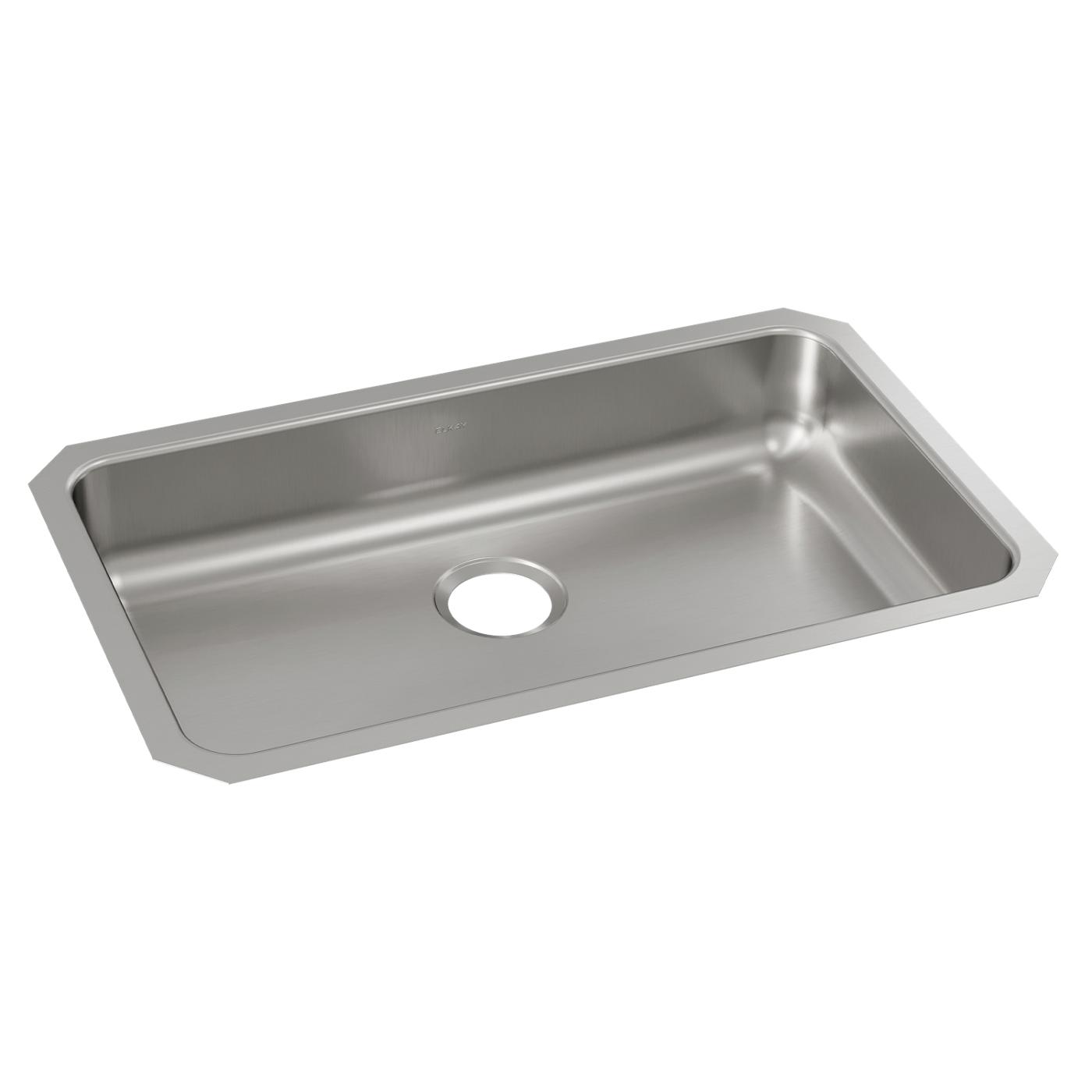 Elkay Tarja Lustertone® Classic Acero Inoxidable 30-1/2" x 18-1/2" x 5-3/8" de Un Tazón ADA Bajo Cubierta — vista de producto
