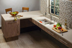 Elkay Tarja Lustertone® Classic Acero Inoxidable 30-3/4" x 18-1/2" x 4-7/8" de Dos Tazones Iguales ADA Bajo Cubierta — ambiente de cocina