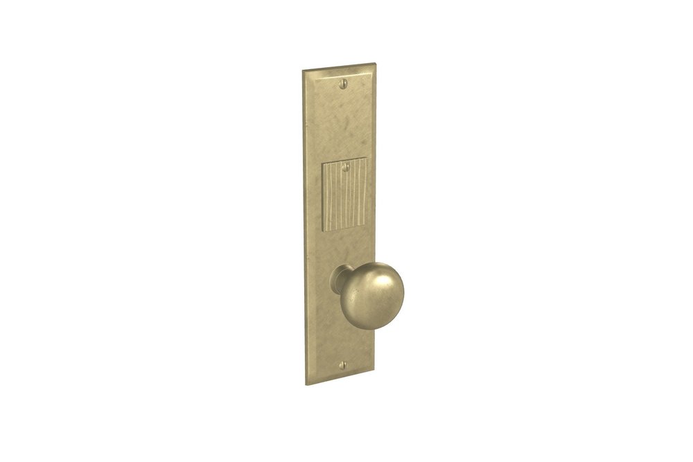Corduroy Key Cover — Shown with P-409 Plate & K-201 Knob in S1 Finish