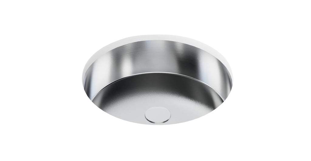 Badeloft Lavabo Bajocubierta de Acero Inoxidable ES-UB-01-M