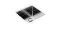 Badeloft Lavabo Bajocubierta de Acero Inoxidable ES-UB-02