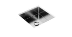 Badeloft Lavabo Bajocubierta de Acero Inoxidable ES-UB-02