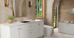 Badeloft Lavabo Bajocubierta de Acero Inoxidable ES-UB-02