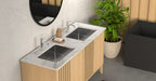 Badeloft Lavabo Bajocubierta de Acero Inoxidable ES-UB-03