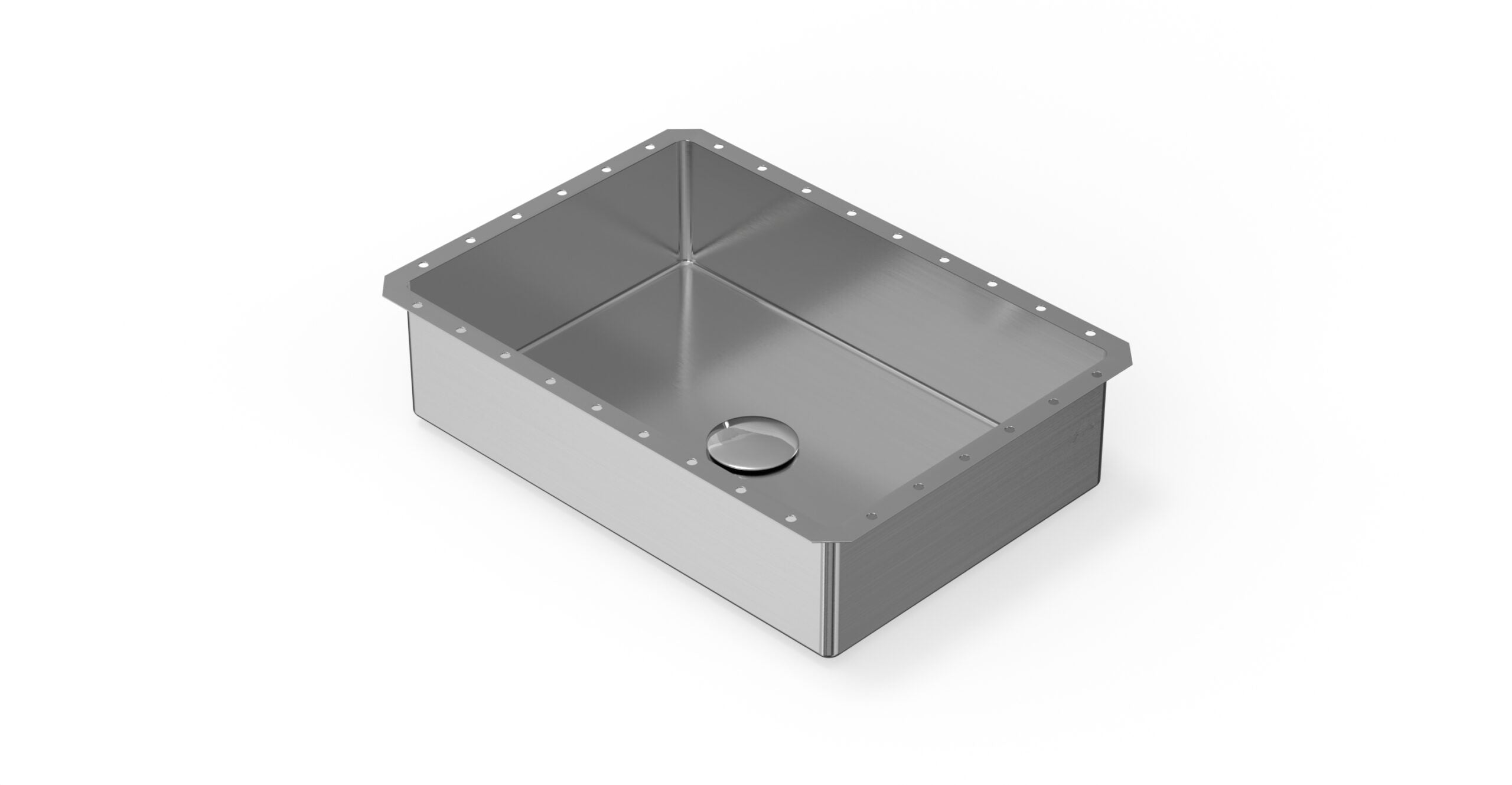 Badeloft Lavabo Bajocubierta de Acero Inoxidable ES-UB-03