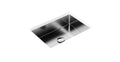 Badeloft Lavabo Bajocubierta de Acero Inoxidable ES-UB-03