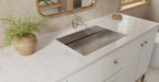 Badeloft Lavabo Bajocubierta Tipo Rampa de Acero Inoxidable ES-UB-04-L