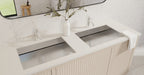 Badeloft Lavabo Bajocubierta Tipo Rampa de Acero Inoxidable ES-UB-04-L