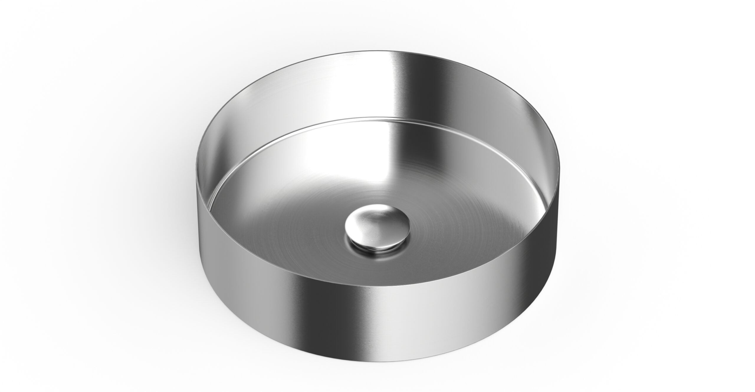 Badeloft Lavabo de Sobreponer de Acero Inoxidable ES-WB-01
