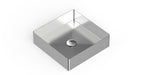 Badeloft Lavabo de Sobreponer de Acero Inoxidable ES-WB-400